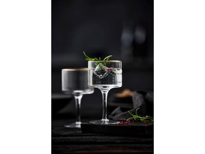 Hovedbilde Lyngby Glass Palermo Gold Gin & Tonic Glass 32 cl ...