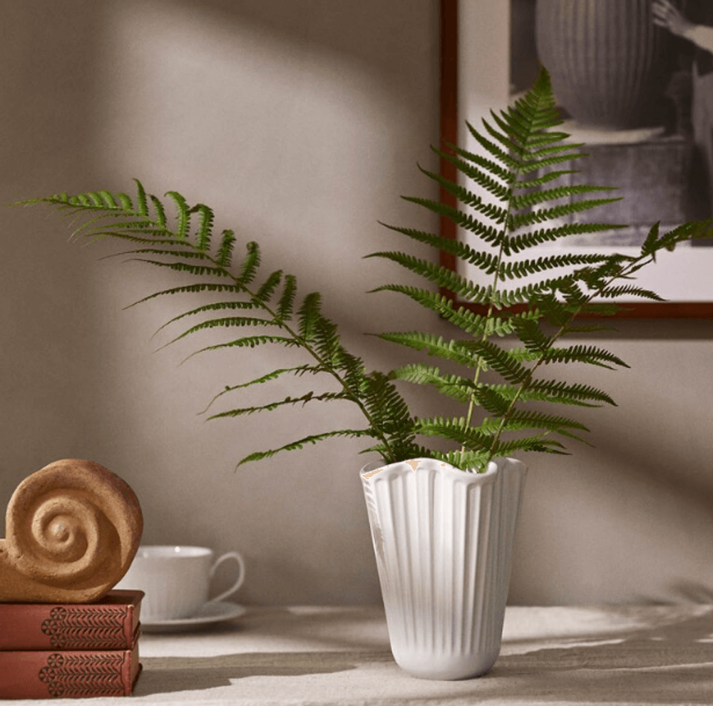 Kähler Hammershøi Unfold Vase 16,5 cm, Hvit