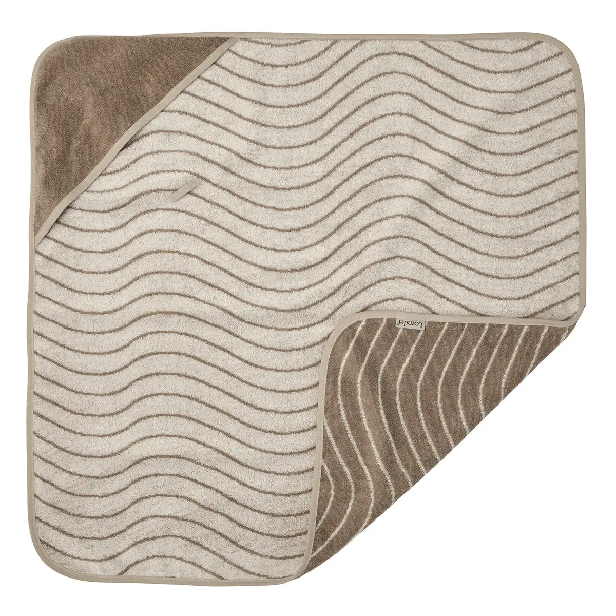 Leander Woodland Håndkle m/hette Cappuccino