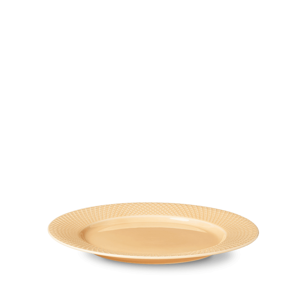 Lyngby Porcelæn Rhombe Plate Sand Ø27cm