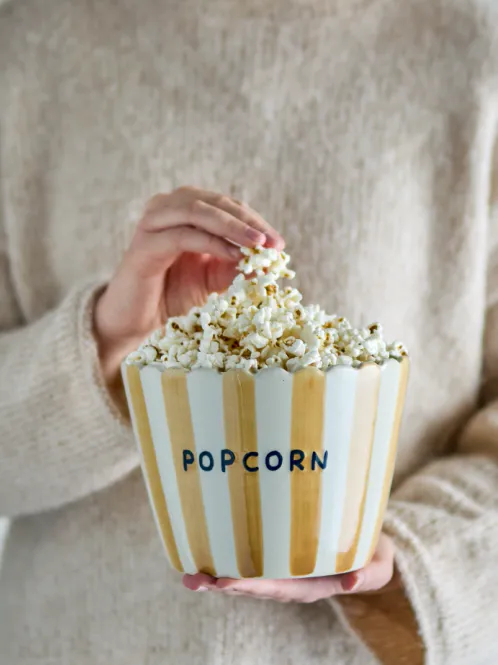 Hovedbilde Bloomingville Chip Skål Popcorn Gul
