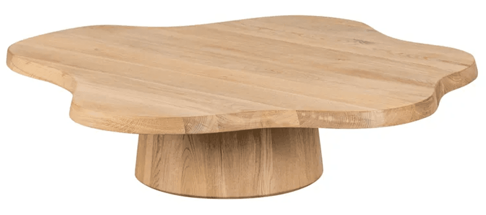 Trend Collection Newton Sofabord Natur Ø120 x H28 cm