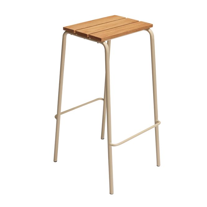 Hovedbilde Hübsch Stilt Barstol H76 cm Sand