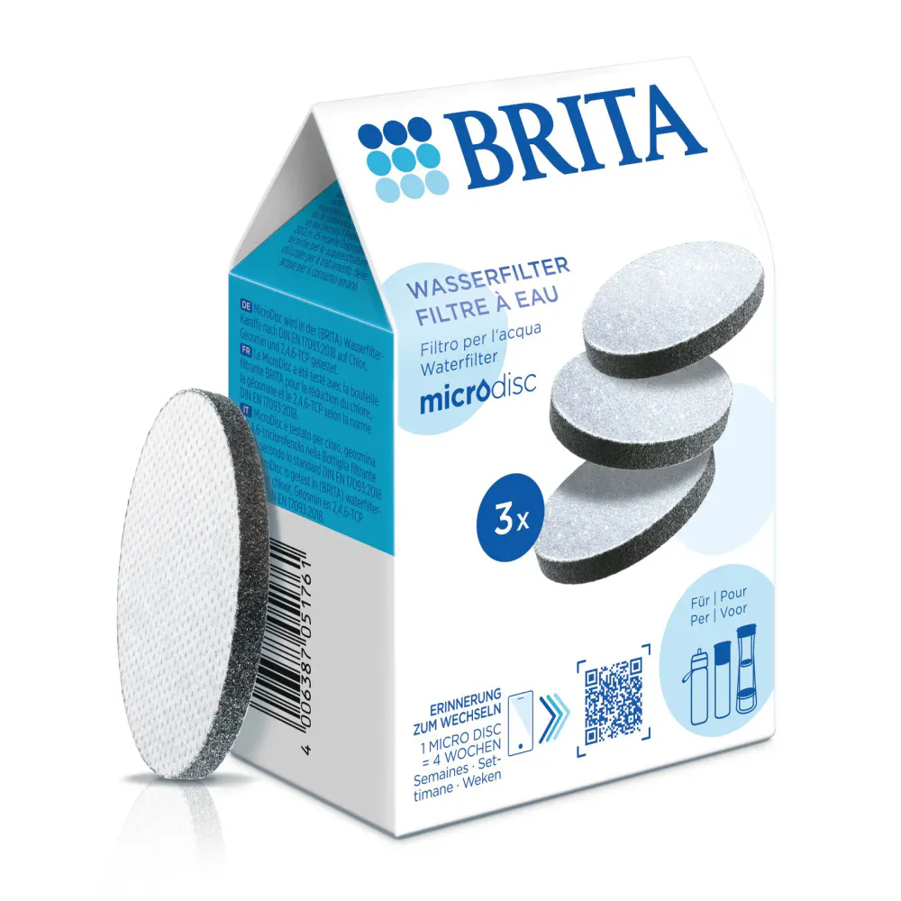 Brita MicroDisc filter hvit 3-pakk