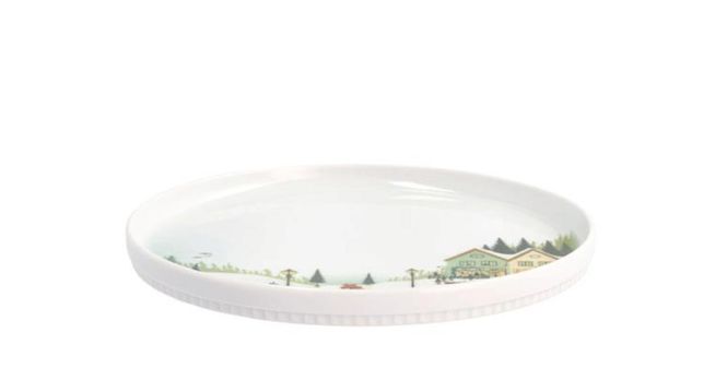 Hovedbilde Pillivuyt Vinter Asjett Hvit 20 cm.