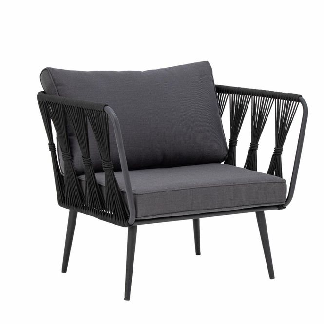Hovedbilde Bloomingville Pavone Loungestol Sort 2 stk