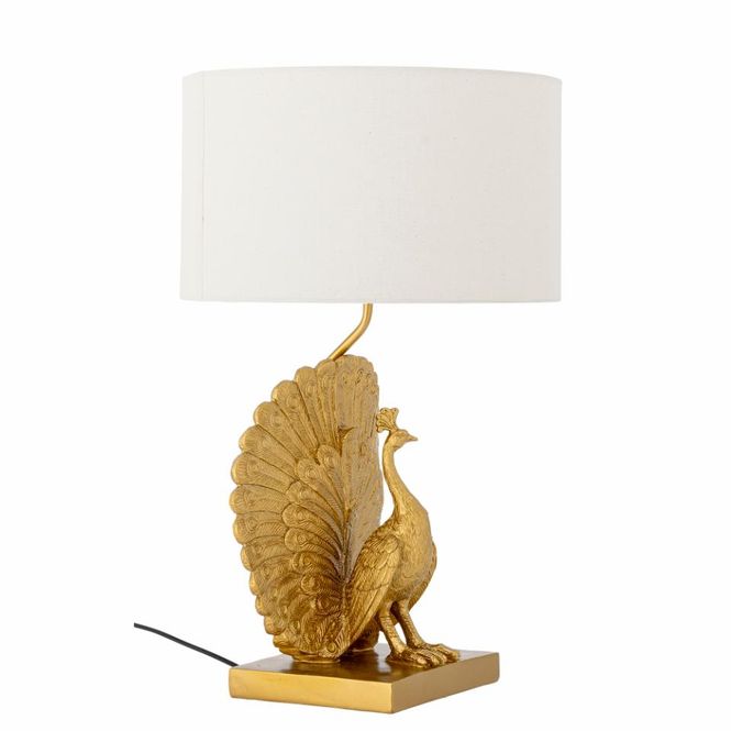 Hovedbilde Bloomingville Peacock Bordlampe Gull