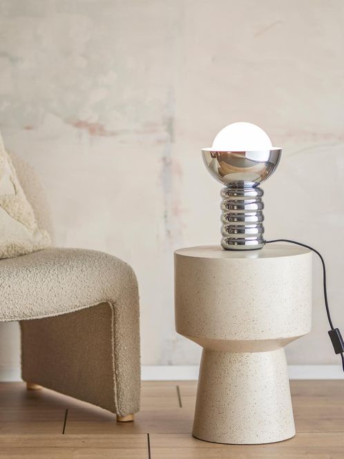 Hovedbilde Bloomingville Spike Bordlampe Sølv