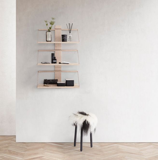 Hovedbilde Andersen Furniture Wood Wall Vegghylle Sort Eik ...