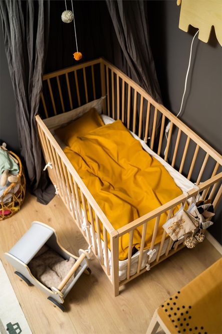 Hovedbilde Cozy Sengesett Til Barn Sennep 100% Økologisk ...