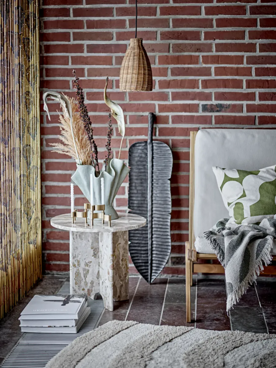 Bloomingville Jasmia Sidebord Marmor Brun