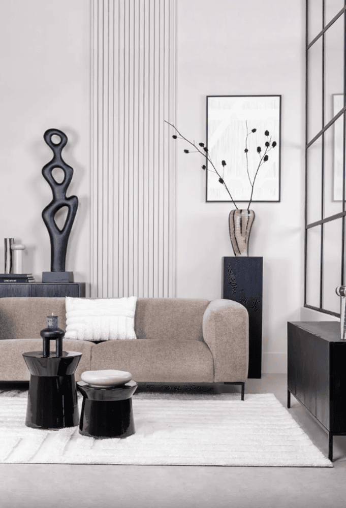 Trend Collection Keramisk Sofabord Cove Svart S Ø37,5 x H30