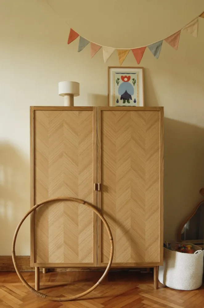 Hübsch Herringbone Skap Medium