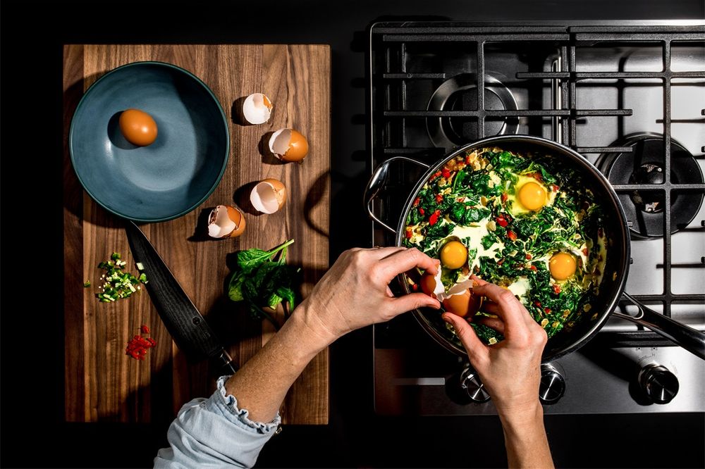 Hexclad Sautépanne med lokk 6.6 liter