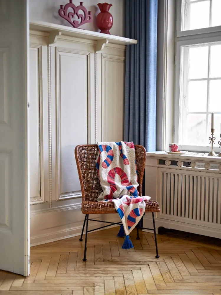 Bloomingville Candice Julepledd Bomull 130x160 cm