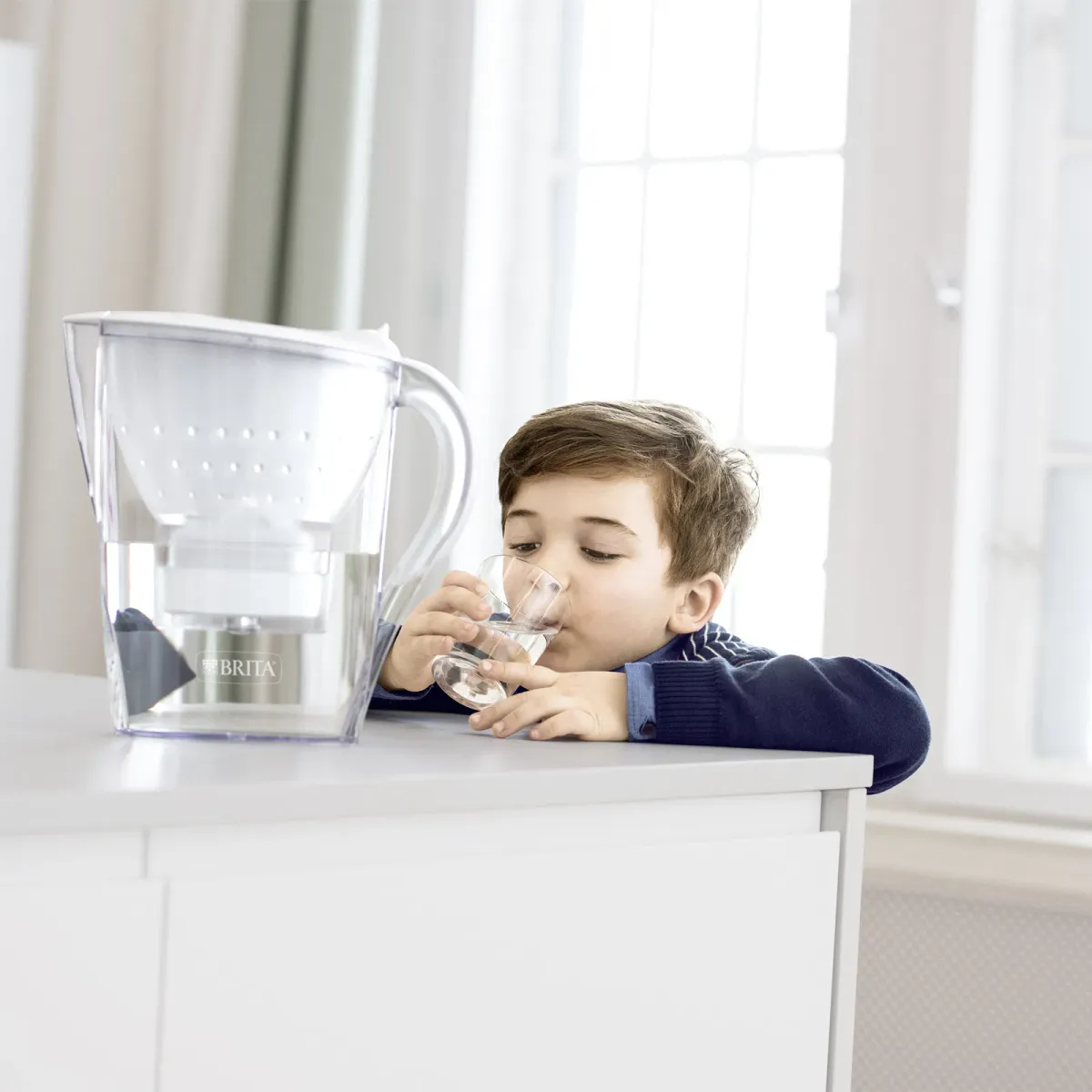 Brita Marella kanne med filter hvit 2,4 l