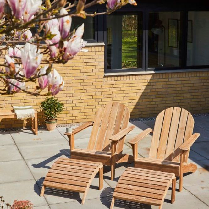 Hovedbilde Cinas Adirondack Loungestol Teak